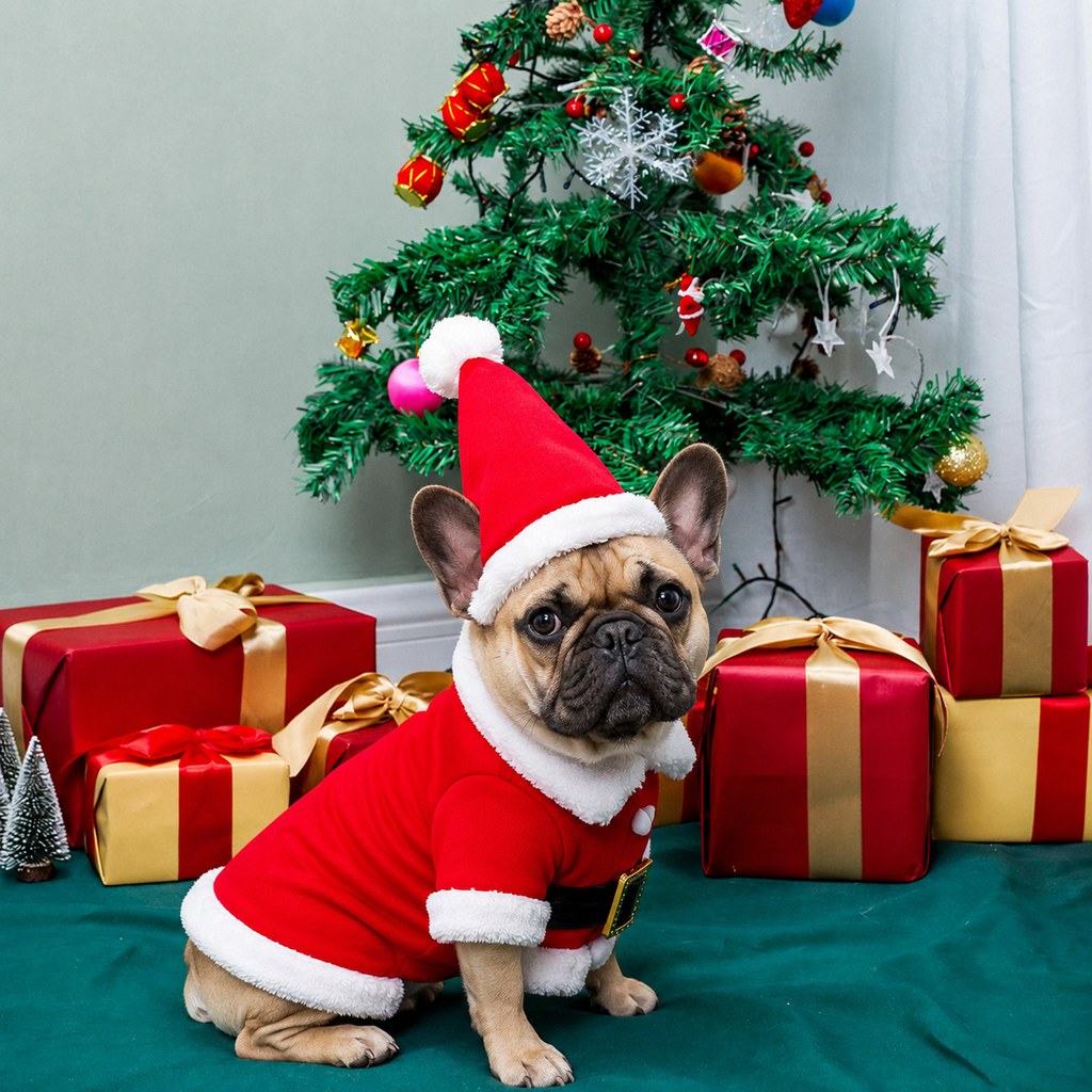 French Bulldog 3D Christmas Costume Set