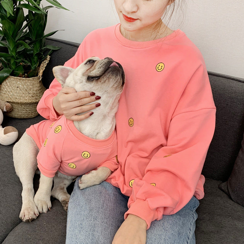 Matching Dog & Owner French Terry Sweatshirts - Warm & Comfy Outfits for Spring/Autumn