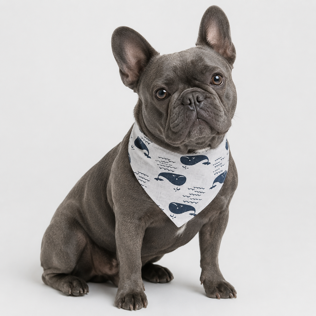 French Bulldog Triangle Drool Bandana