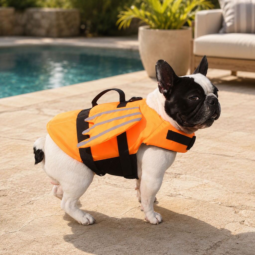 French Bulldog Tencel Angel Wing Dog Swimsuit