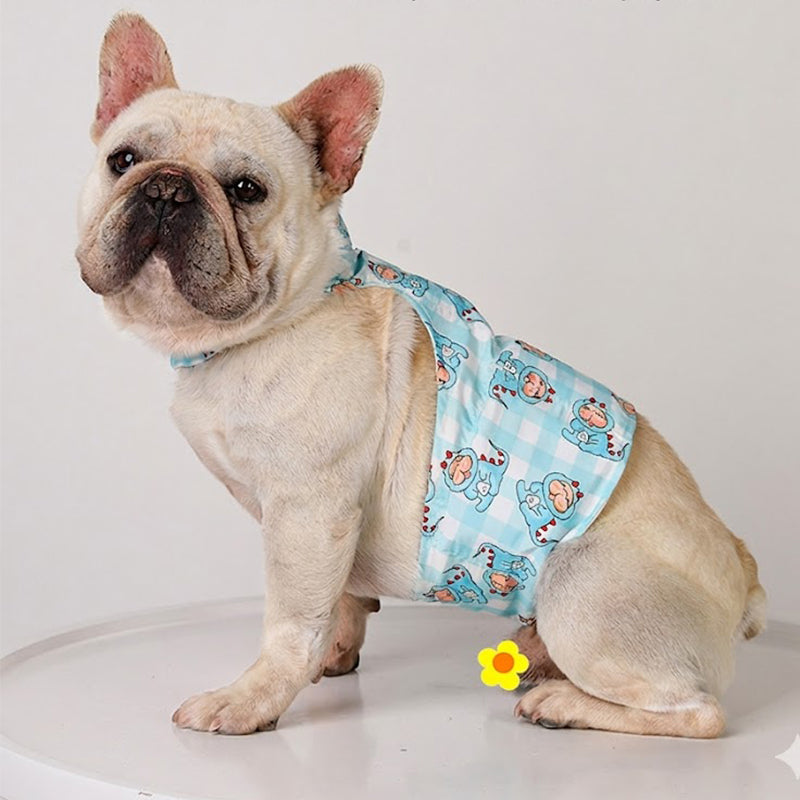 French Bulldog Cooling Vest with Ice Packs
