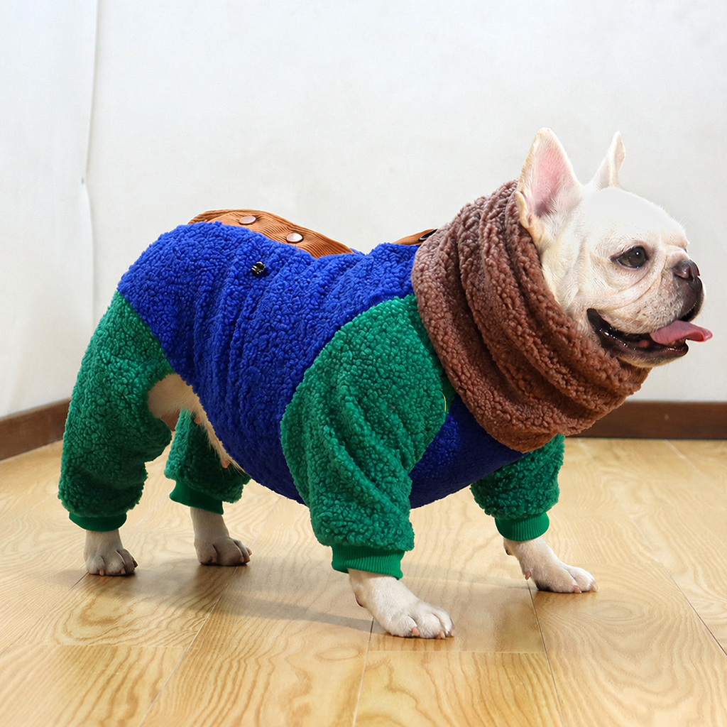 French Bulldog Sherpa Fleece Onesie