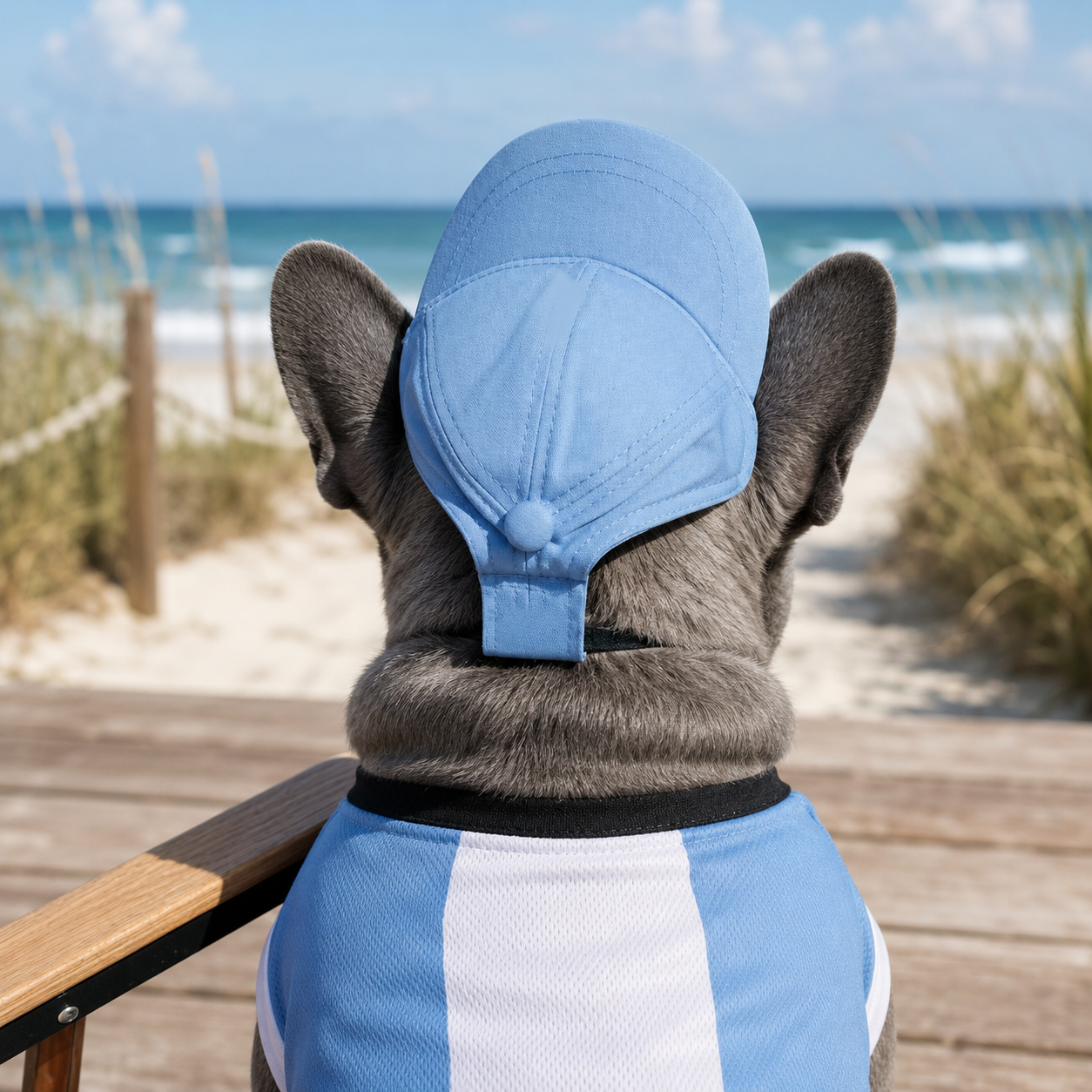 Adjustable Baseball Cap for French Bulldogs