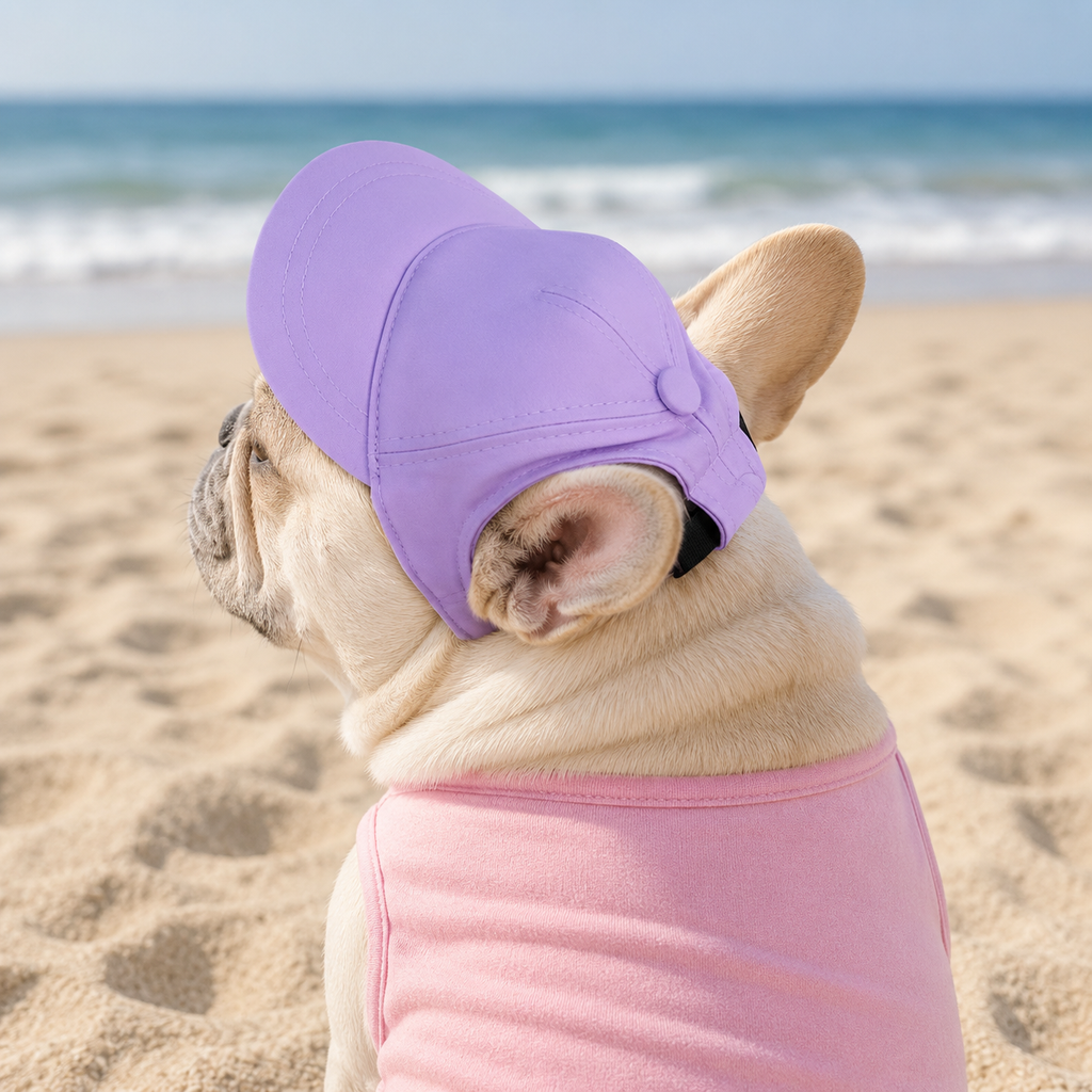 Adjustable Baseball Cap for French Bulldogs