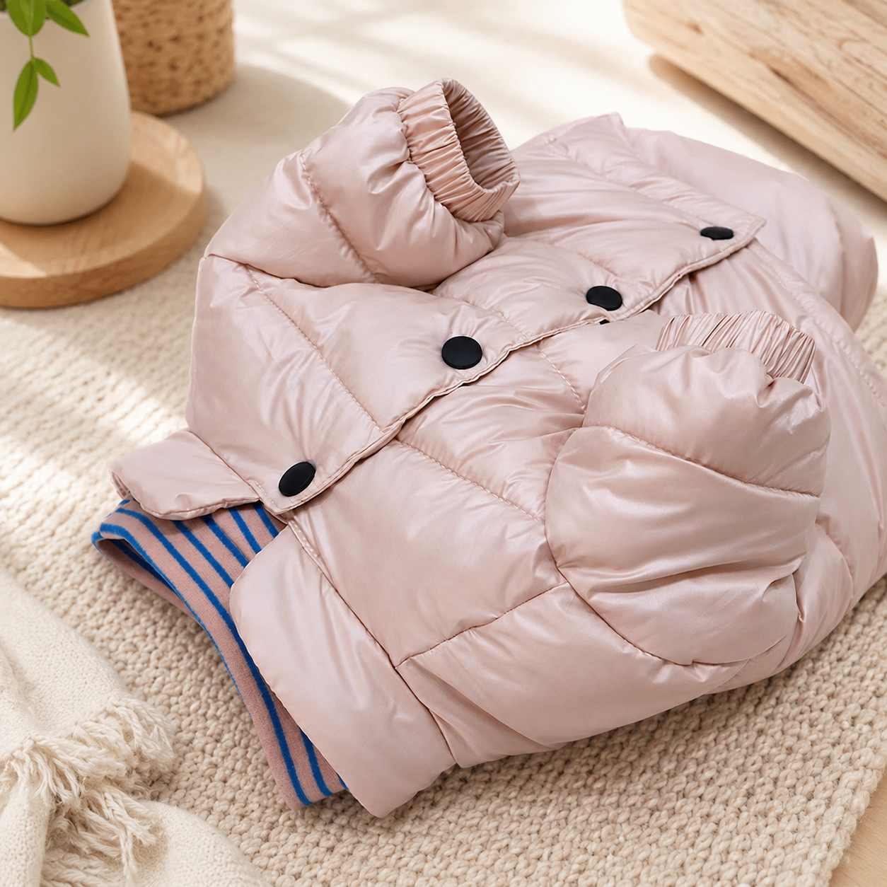 French Bulldog lightweight down jacket