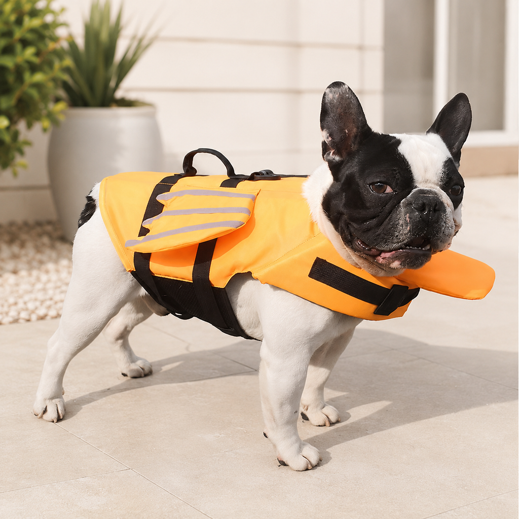 French Bulldog Tencel Angel Wing Dog Swimsuit
