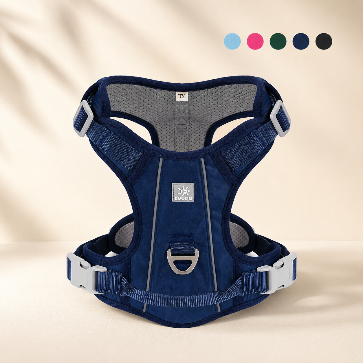 French Bulldog Wild-Style Dog Harness Vest with Leash Attachment