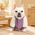 Frenchie Sherpa Fleece Cardigan Jacket