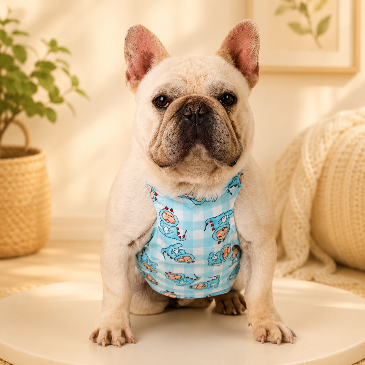 French Bulldog Cooling Vest with Ice Packs