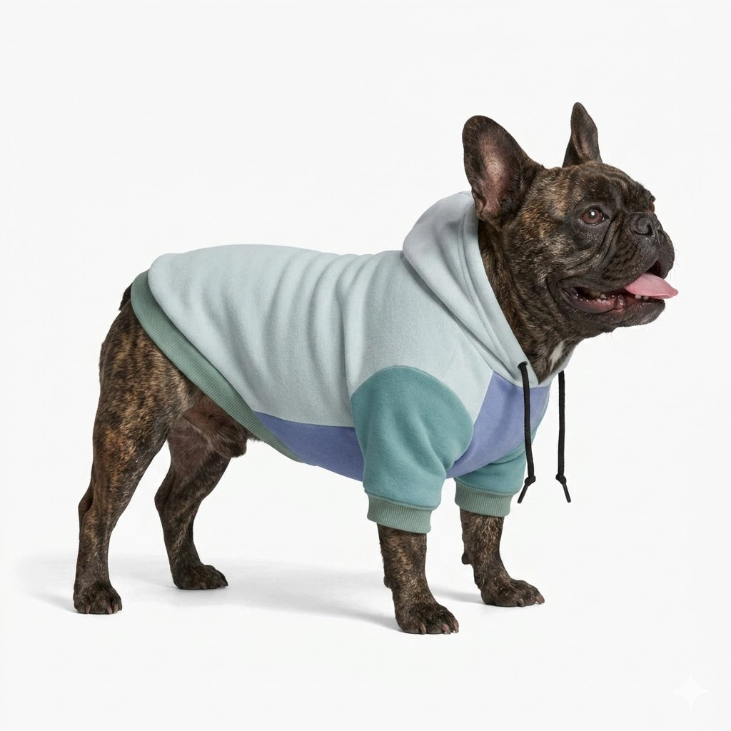 Frenchie Color-Block Hoodie
