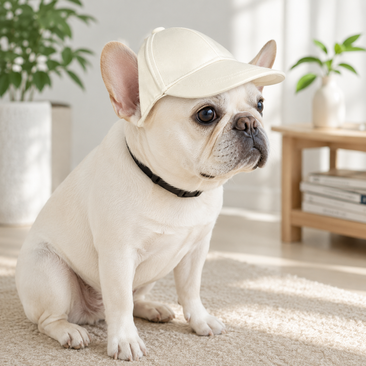 Adjustable Baseball Cap for French Bulldogs