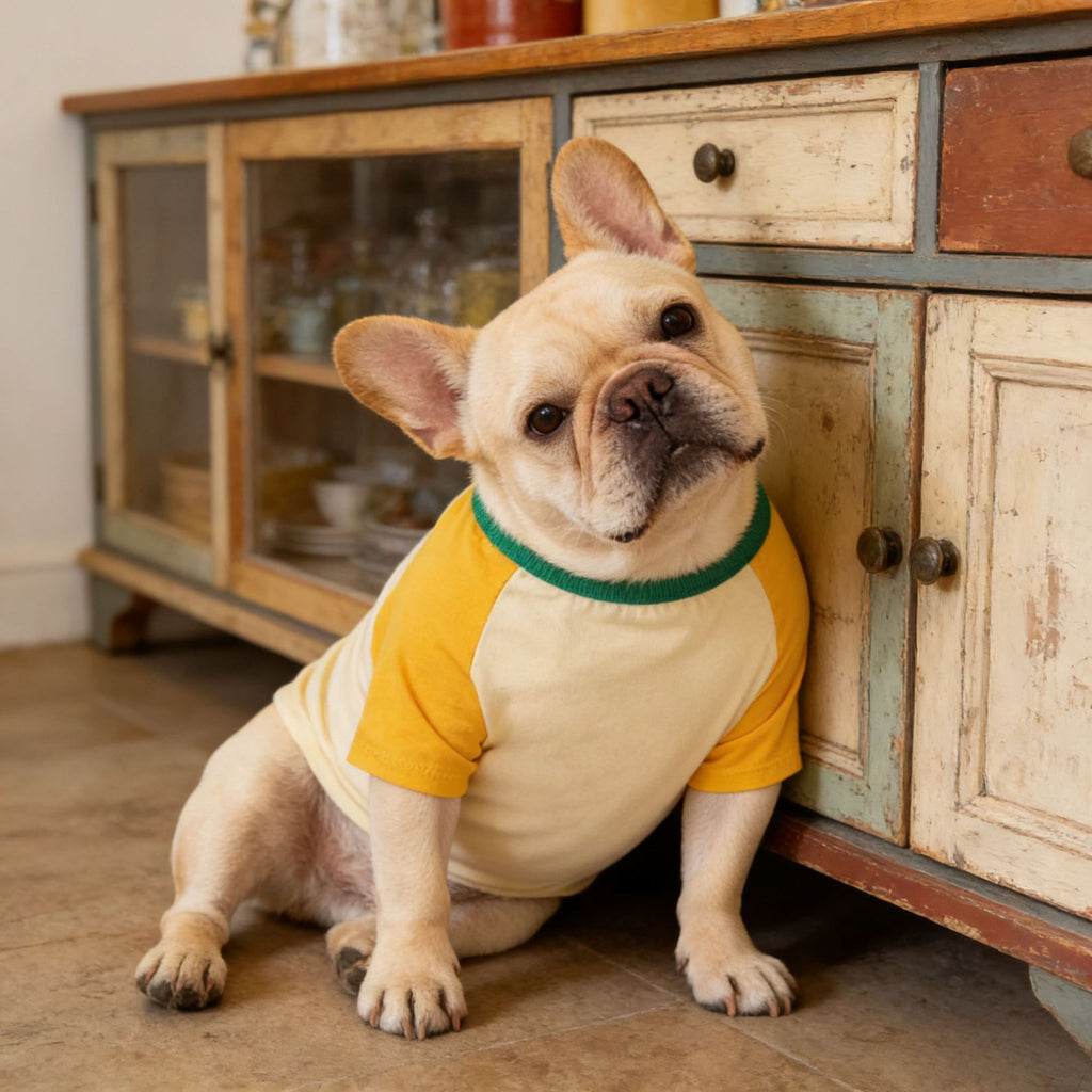 French Bulldog Color-Block Gym Sweatshirt