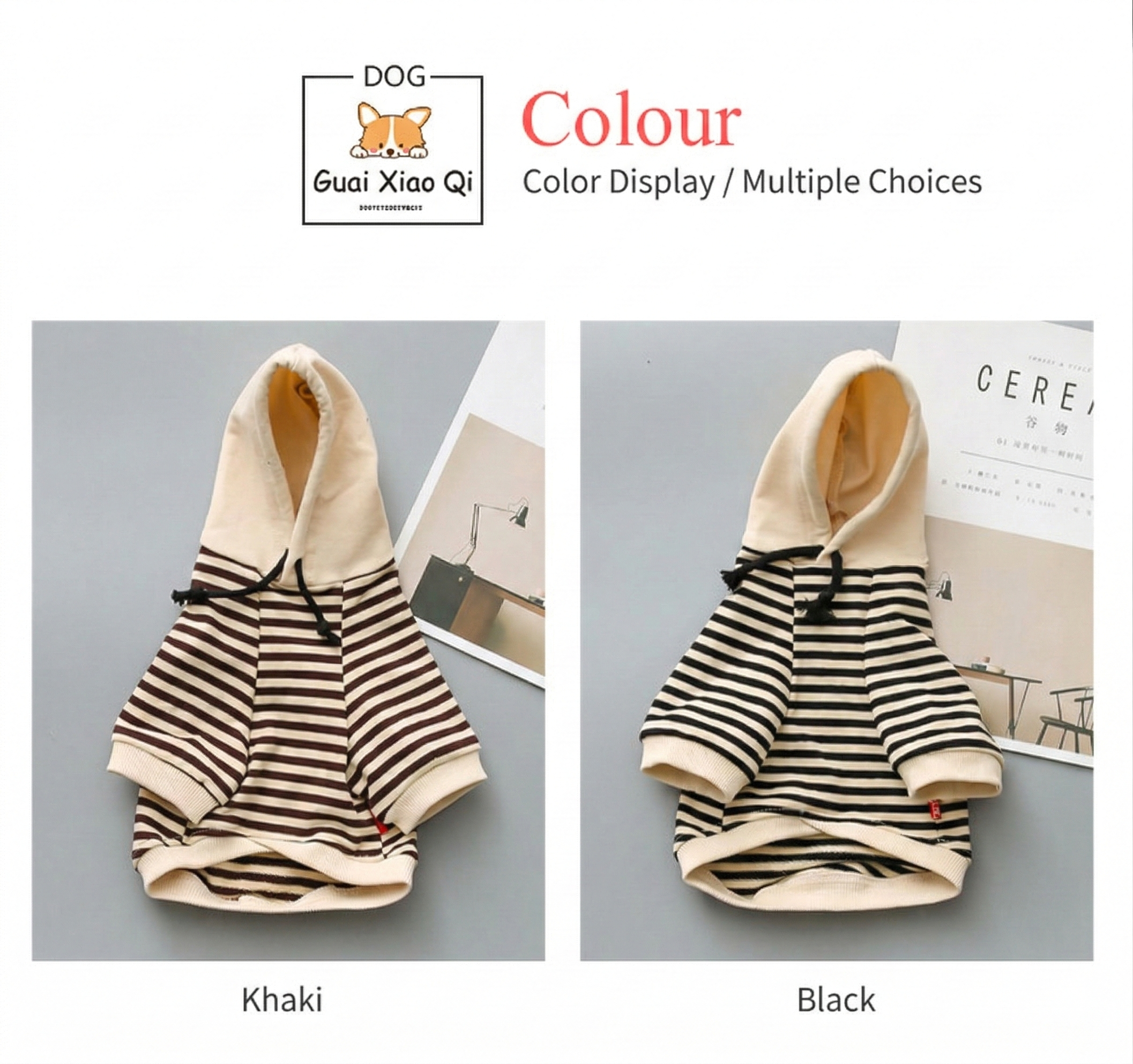 Matching Dog and Owner Hoodie - Premium French Terry Streetwear for French Bulldogs & Small Dogs - Casual Pet Apparel