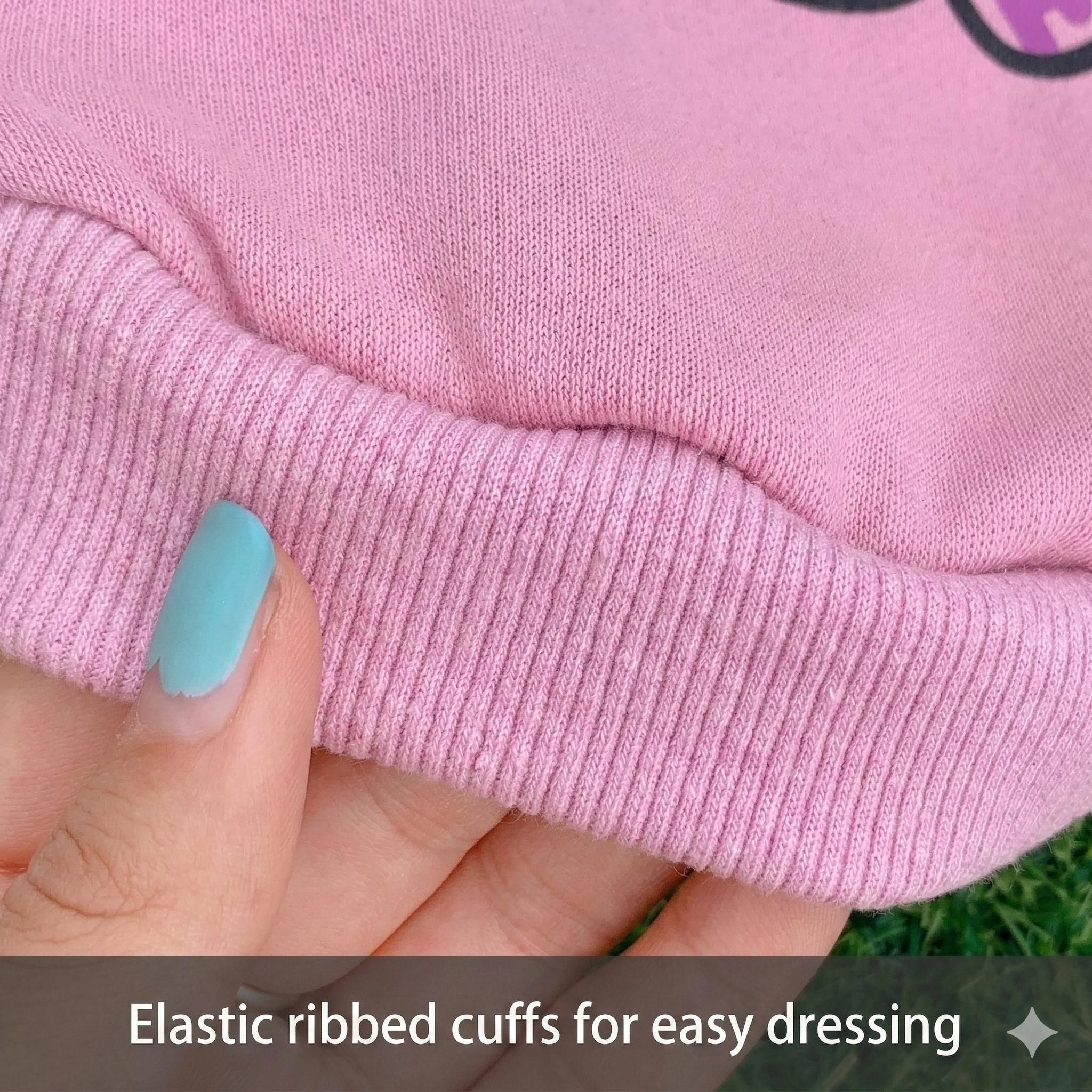 Matching Dog and Owner Outfit: Comfortable Early Autumn Crewneck Cotton Terry Printed Dog Hoodie/Sweater