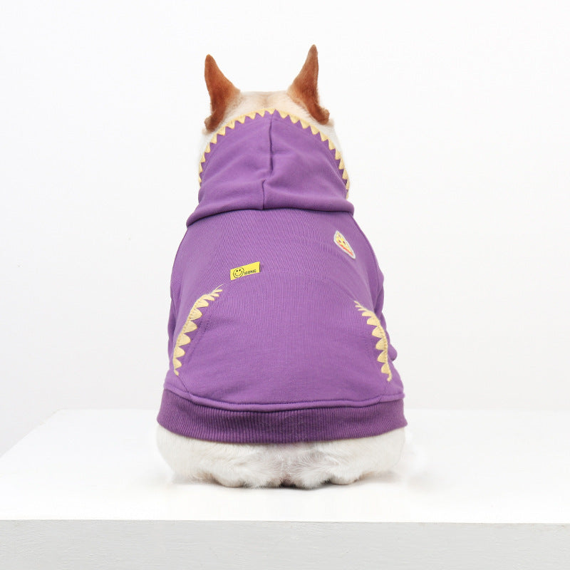 Frenchie Shell Embroidered Dog Hoodie