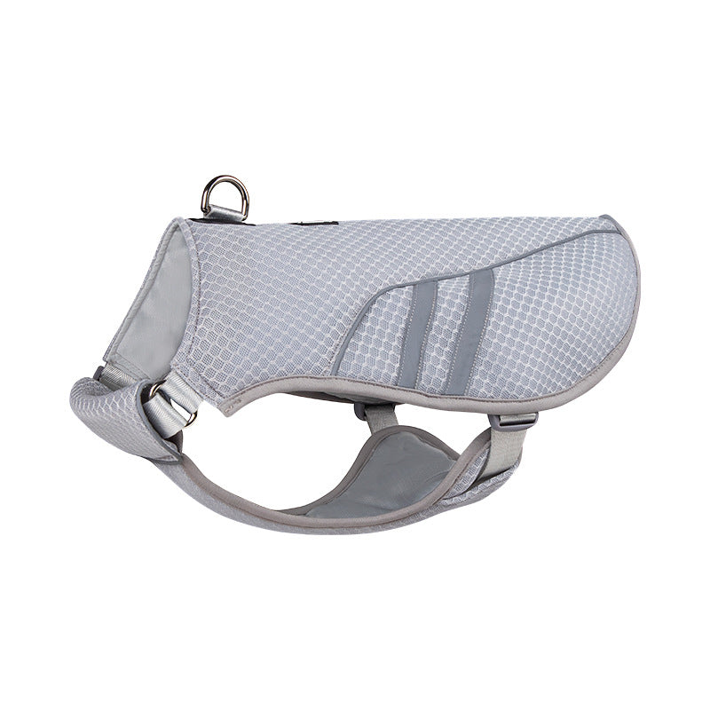 Summer Dog Cooling Vest - Grey