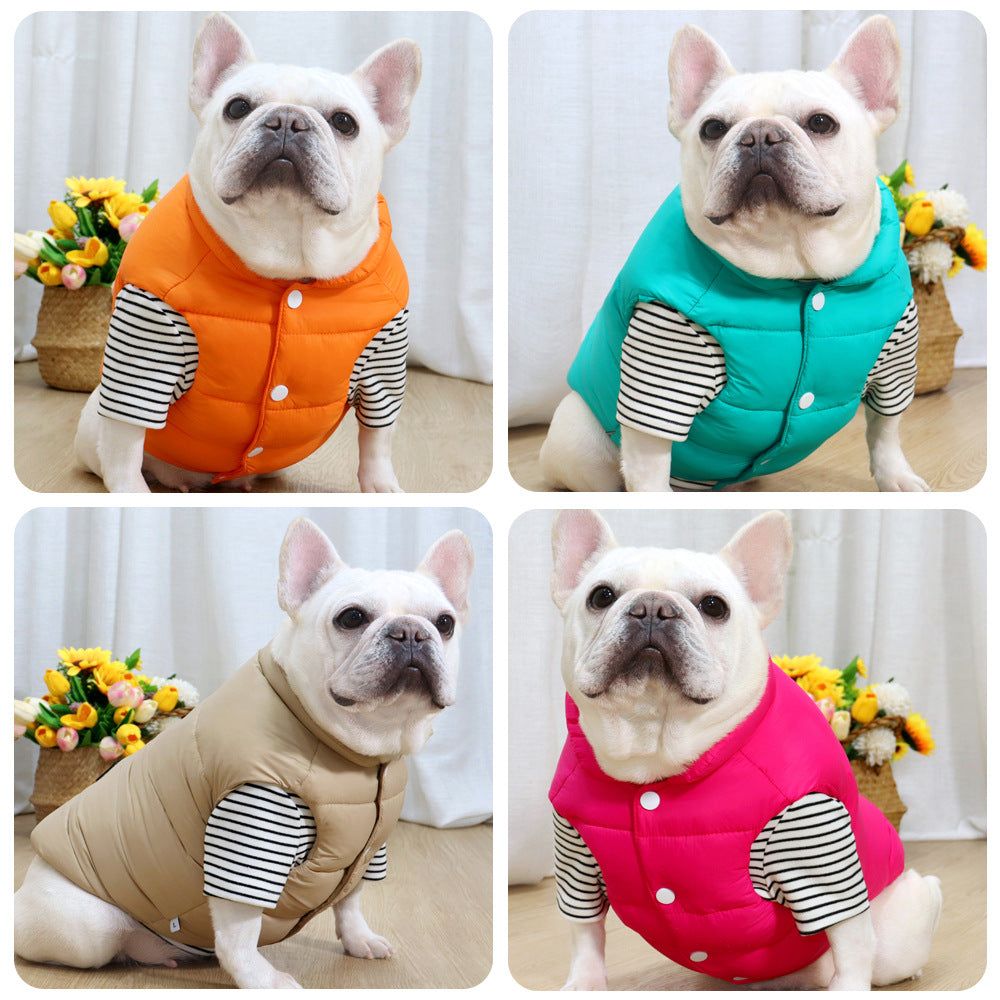French Bulldog Padded Cotton Vest