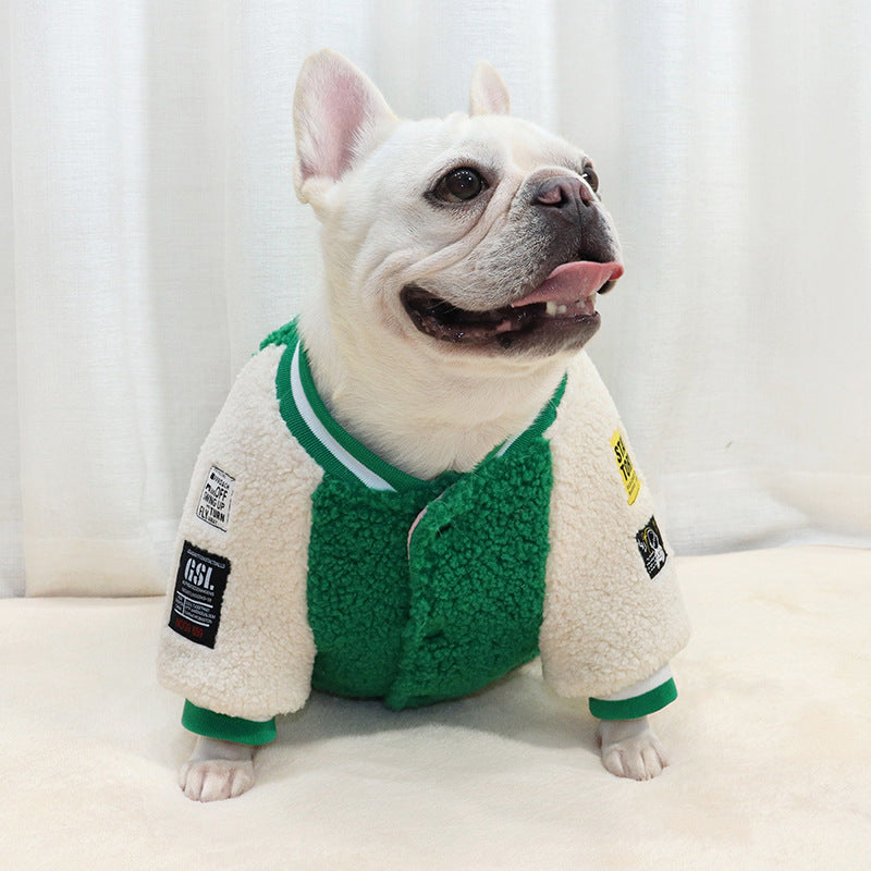 French Bulldog Sherpa Fashion Jacket