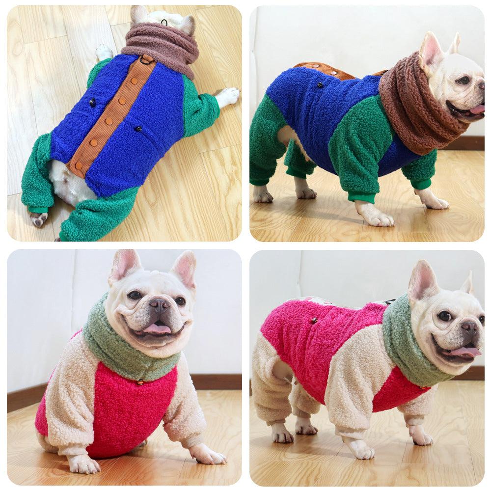 French Bulldog Sherpa Fleece Onesie