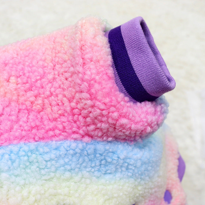 French Bulldog Colorful Sherpa Jacket
