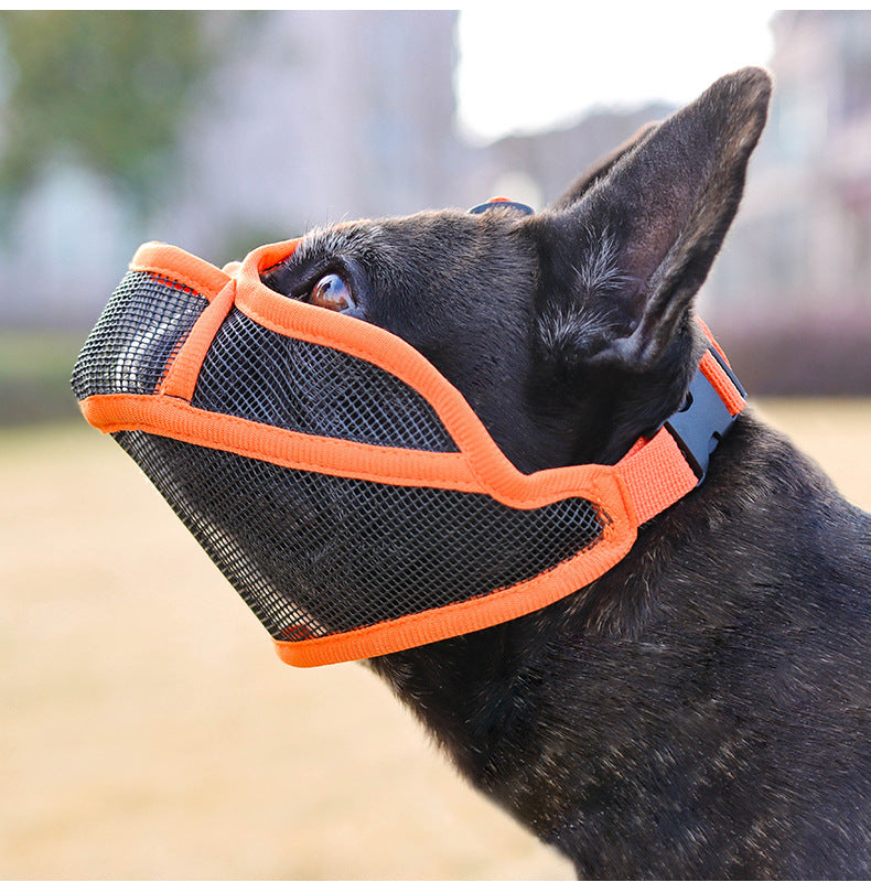 Breathable Anti-Scavenging Muzzle for French Bulldogs