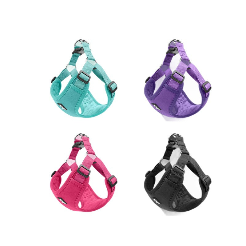 French Bulldog Car Safety Harness with Adjustable Seat Belt Leash