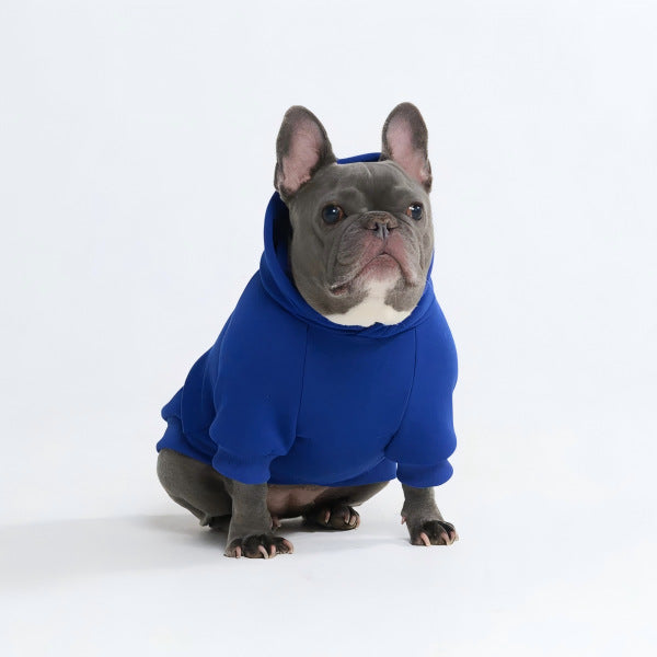 Frenchie Solid Color Hoodie