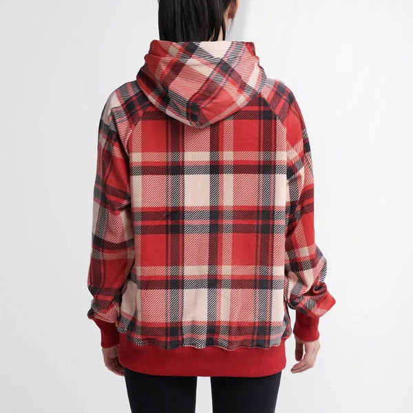 Frenchie Autumn Winter Plaid Shirt