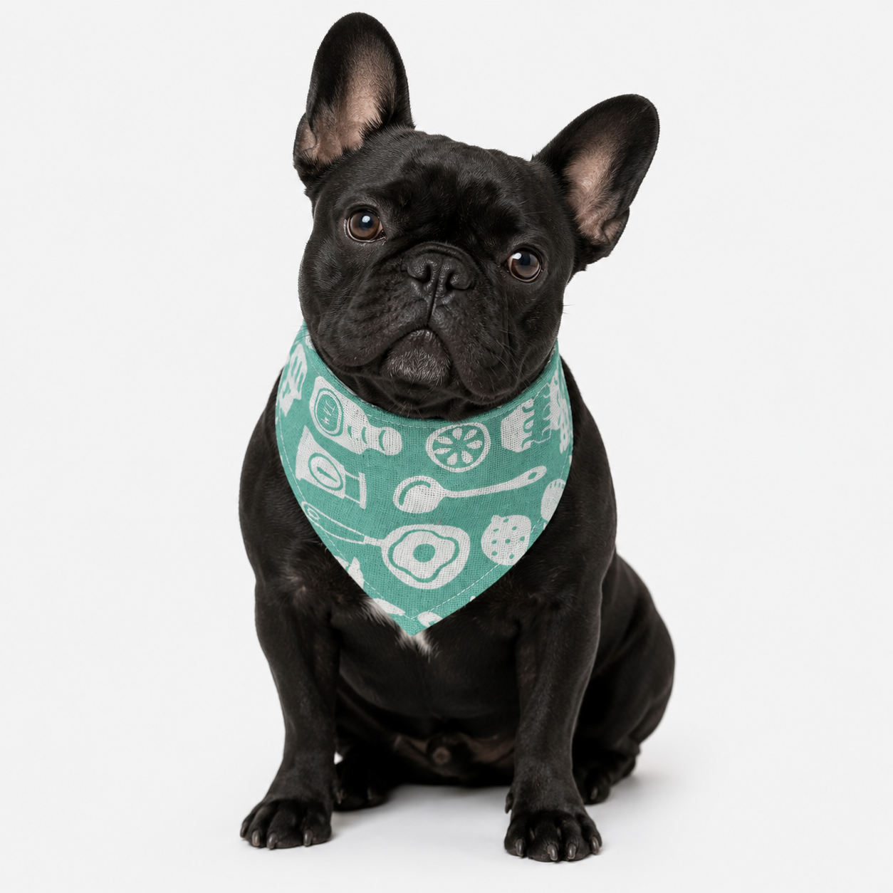 French Bulldog Triangle Drool Bandana
