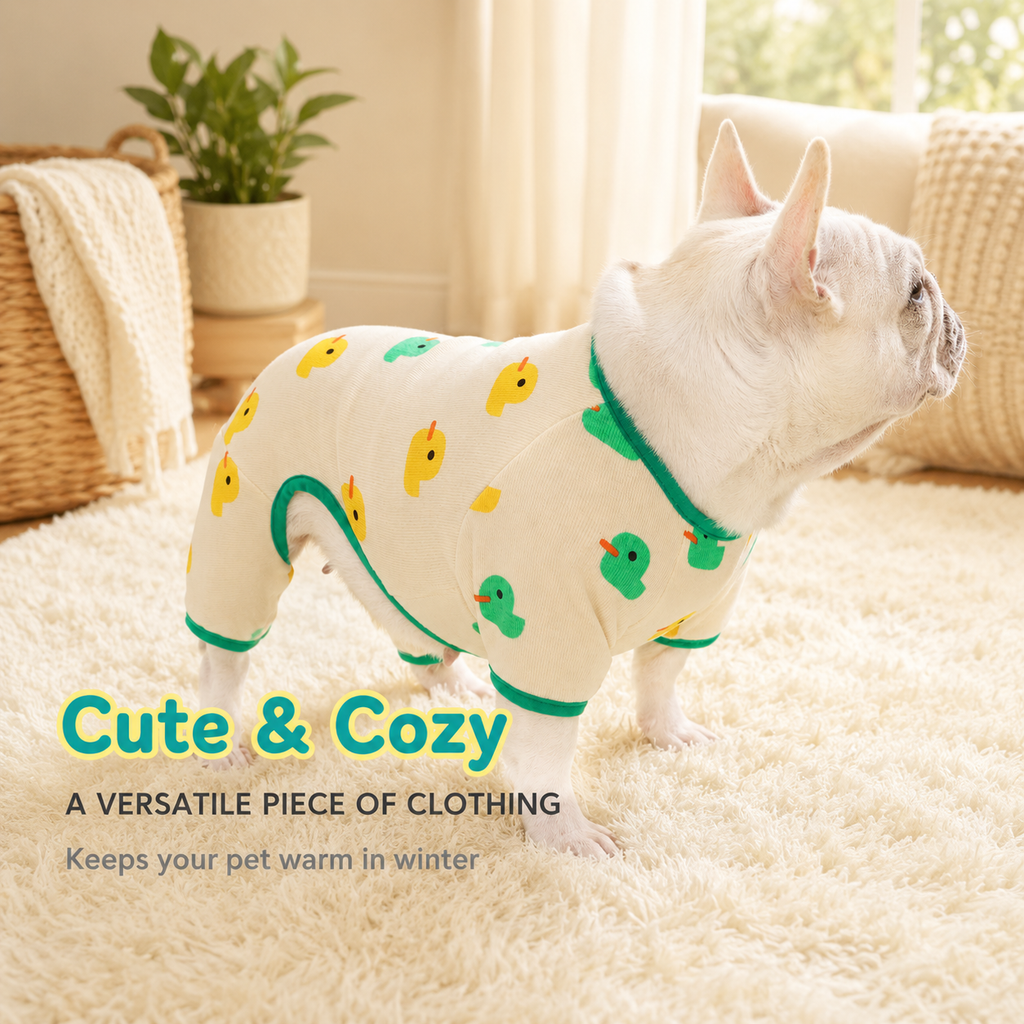 Full-body pajama fit from the side