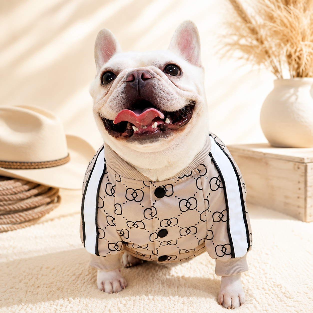 Frenchie Raglan Spring Autumn Jacket