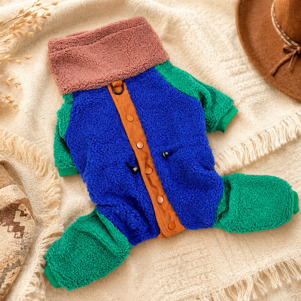 French Bulldog Sherpa Fleece Onesie