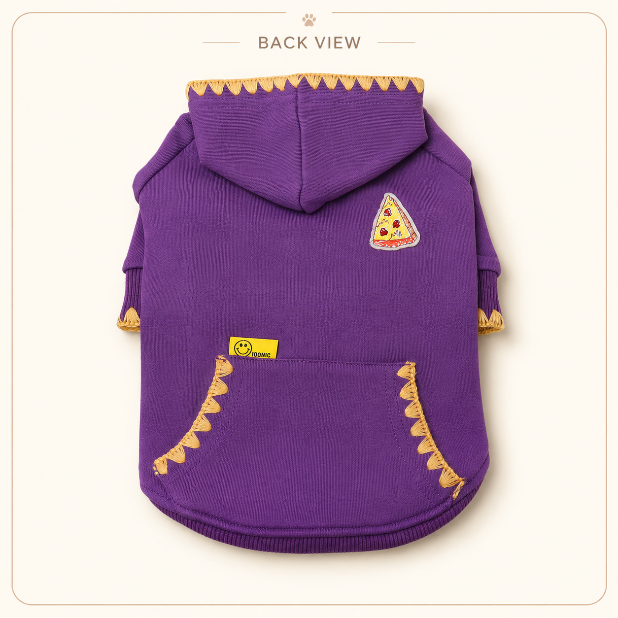 Frenchie Shell Embroidered Dog Hoodie
