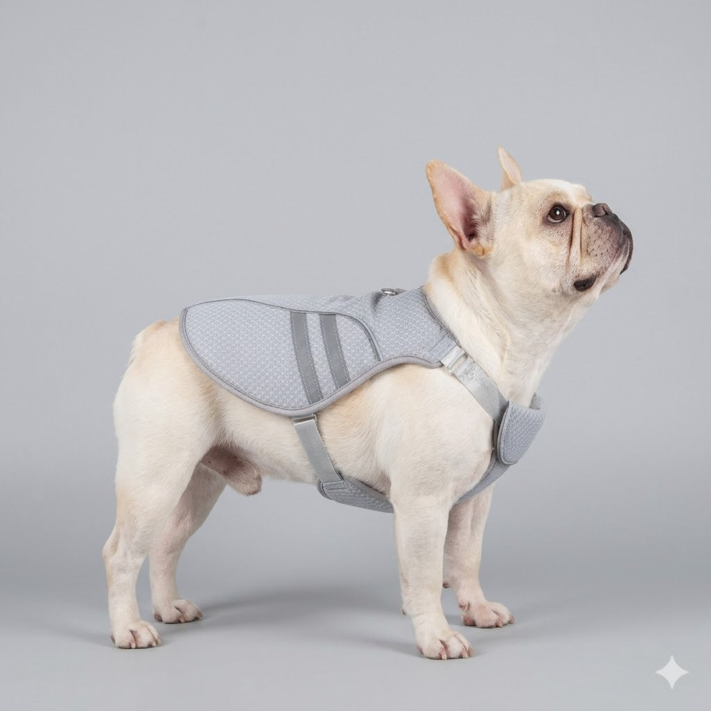 Summer Dog Cooling Vest - Grey