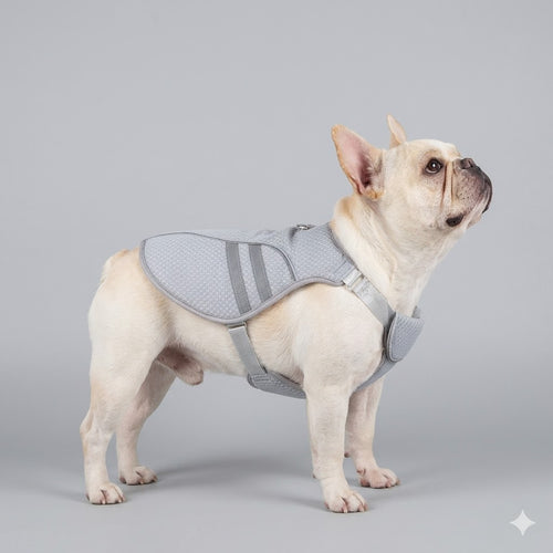 Summer Dog Cooling Vest - Grey