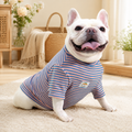 Frenchie Striped Fitted Top